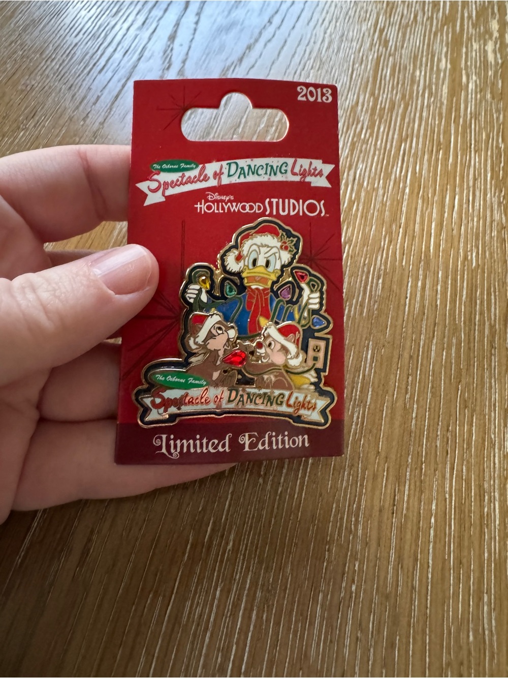 Disney PinOsborne Spectacle of Dancing Lights Donald With Chip & Dale LE